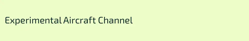 Experimental Aircraft Channel